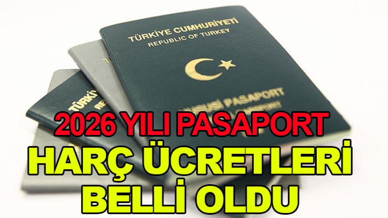 Oran açıklandı! 2026 yılı pasaport harç ücretleri belli oldu