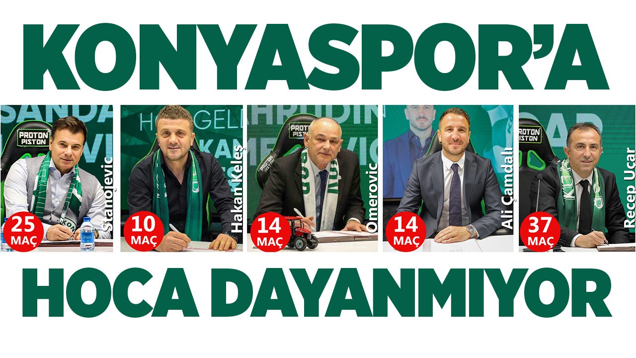 Konyaspor'da 2 yıldır hoca dayanmadı!