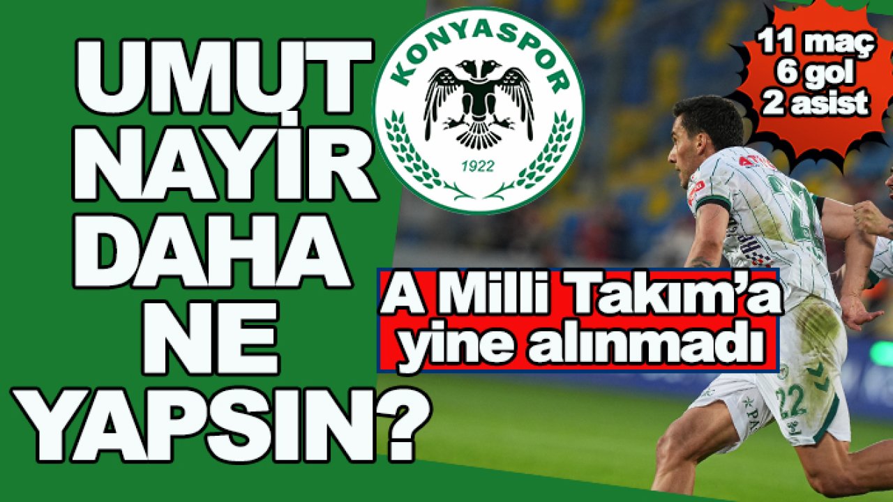 A Milli Takım kadrosu açıklandı: Umut Nayir yine yok