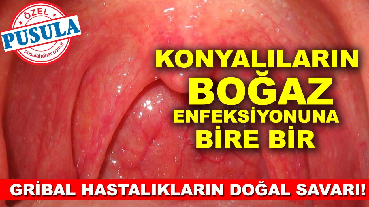 Konyalıların boğaz enfeksiyonuna bire bir, gribal hastalıkların doğal savarı!