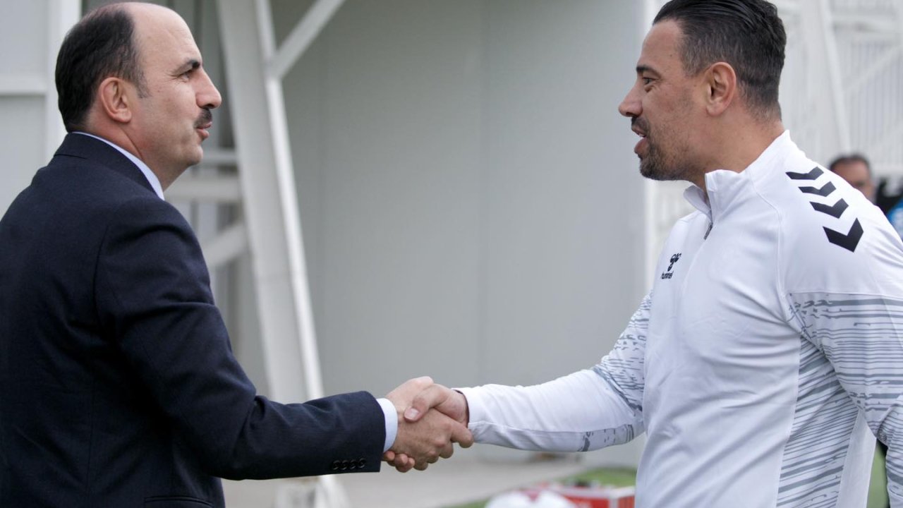 Başkan Uğur İbrahim Altay'dan Çağdaş Atan'a "Hoş Geldin"