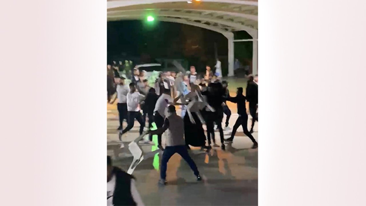 Böyle düğün görülmedi! Ortalık savaş alanına döndü