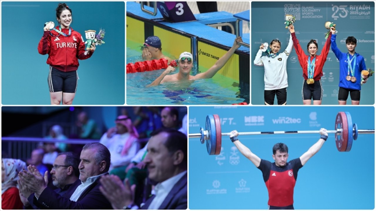 İslami Dayanışma Oyunları'nda 5. günde 22 madalya geldi