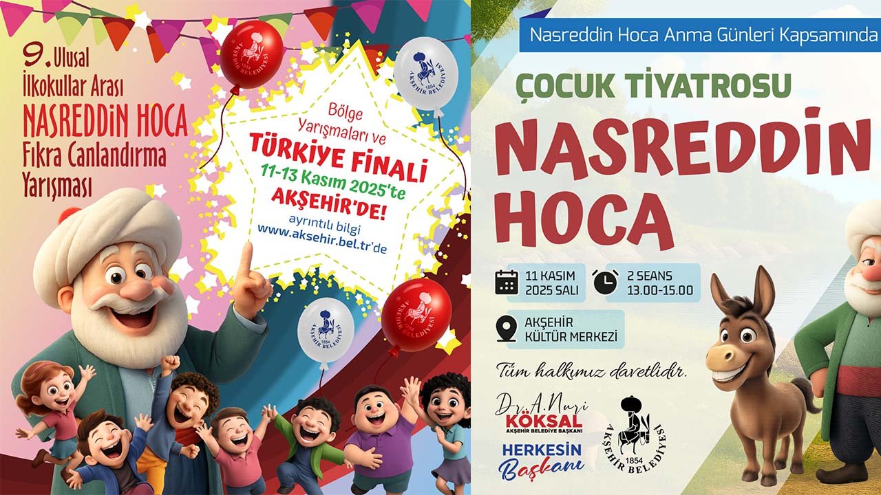 Nasreddin Hoca, dünyanın tam ortasında anılacak