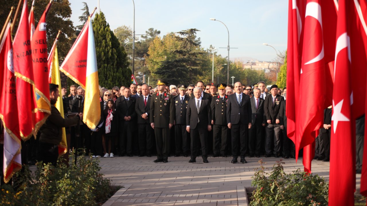 Konya'da 10 Kasım anma töreni yapıldı