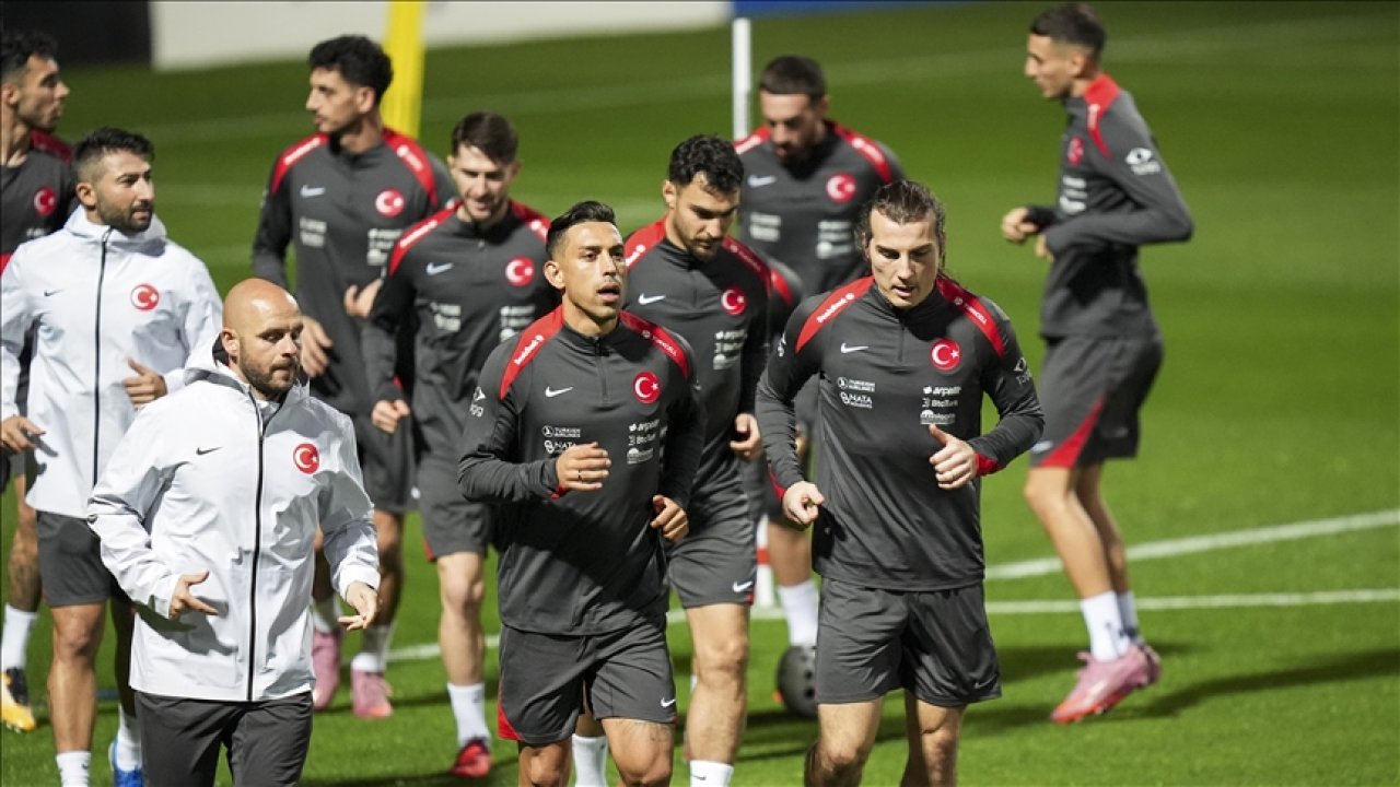 Türkiye-Bulgaristan maçına hazırlanıyor