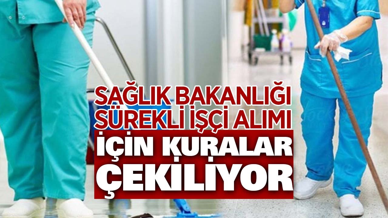 Sağlık Bakanlığı sürekli işçi alımı için kuralar çekiliyor