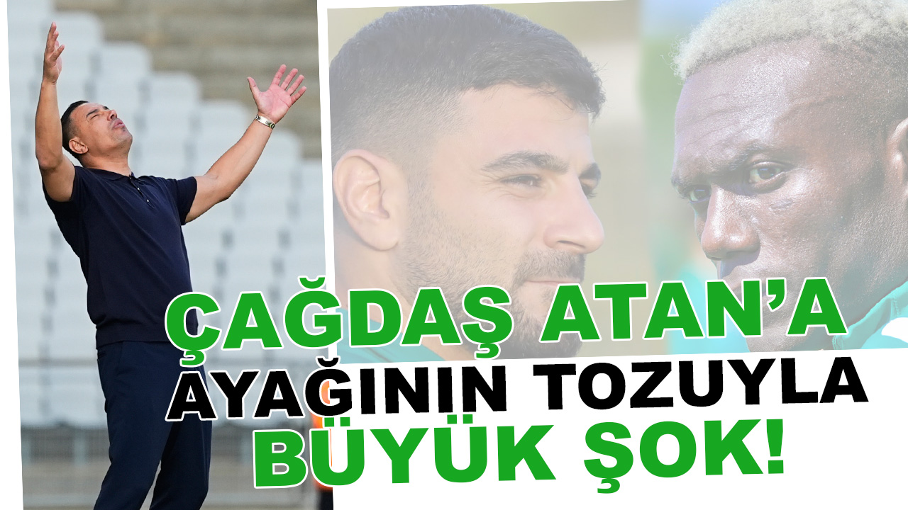 Konyaspor Teknik Direktörü Çağdaş Atan'a ayağının tozuyla büyük şok!