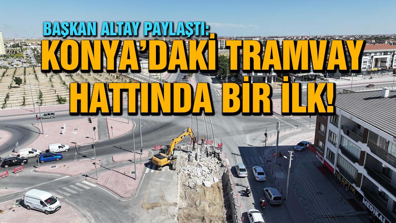 Konya’daki bu yolun inşaatında bir ilk uygulanıyor