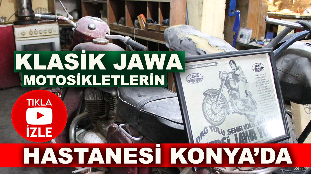 Klasik Jawa motosikletlerin hastanesi Konya’da