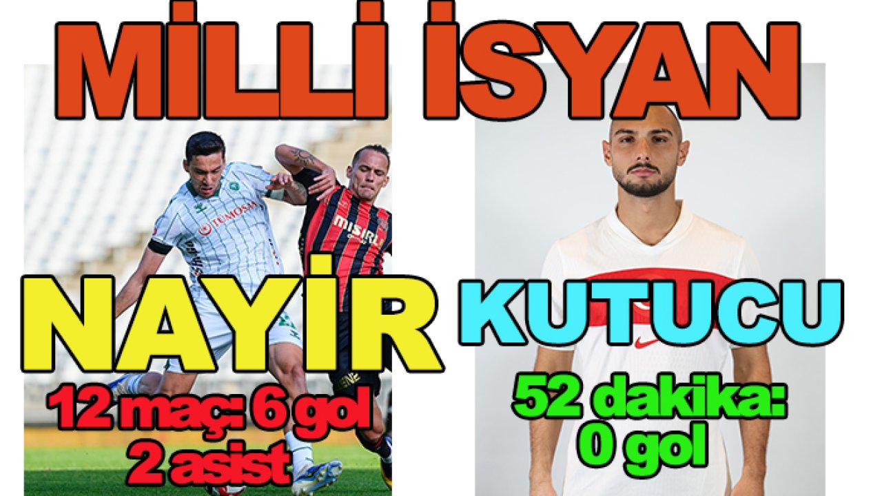 Montella 52 dakika oynayan Ahmet Kutucu'yu kadroya dahil etti, 6 gol atan Umut Nayir'i es geçti