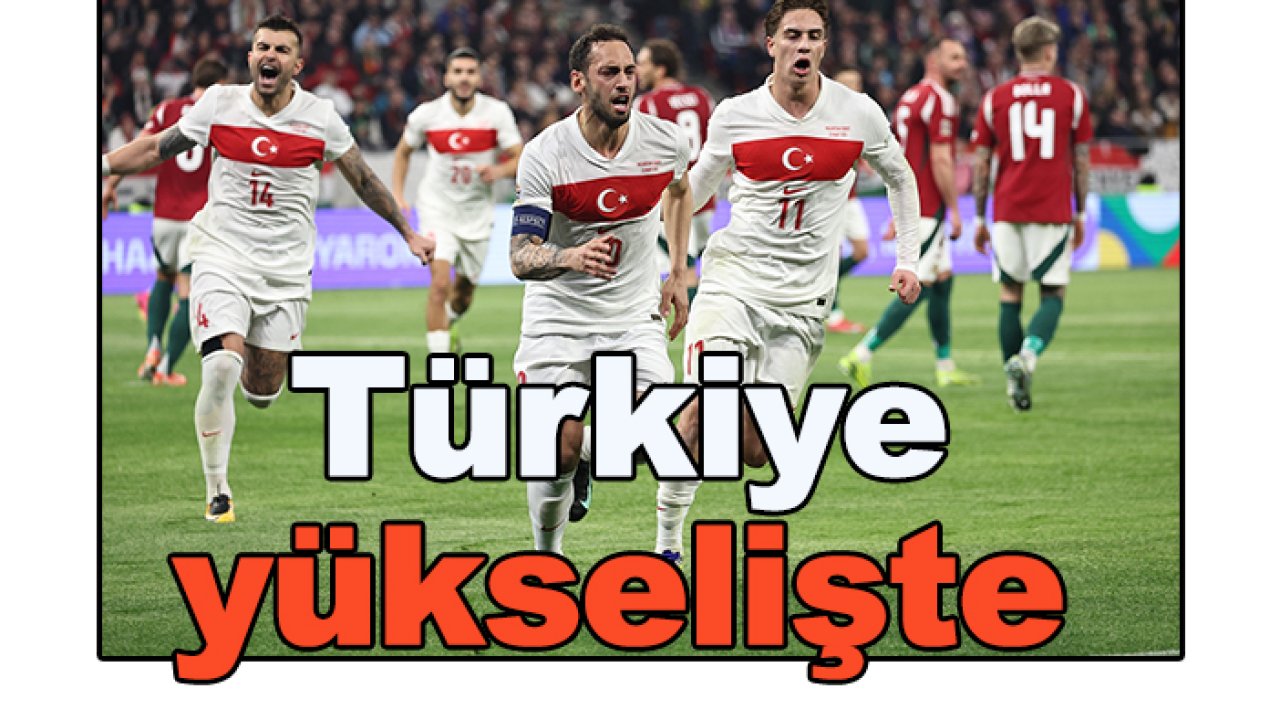 A Milli Takım FİFA  dünya sıralamasında yükseldi