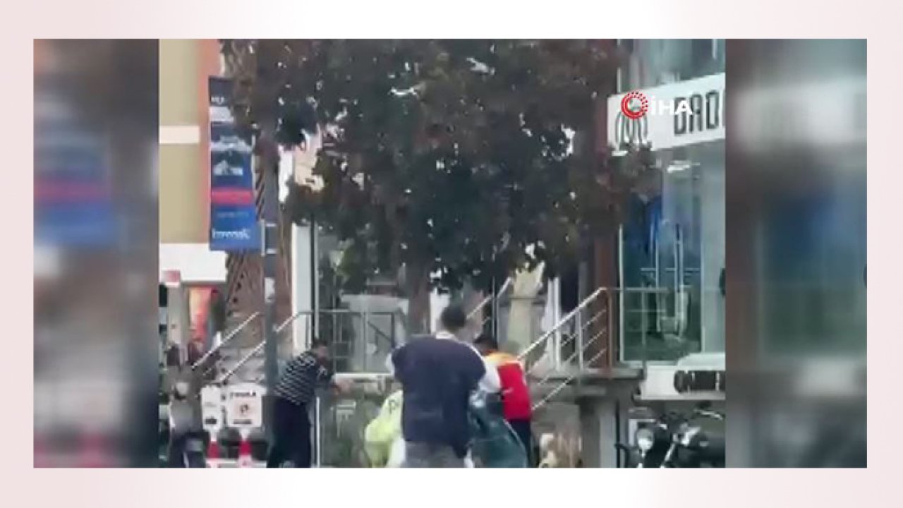 Kavga ettiği kişiyi sokak ortasında herkesin içinde tabancayla vurdu!