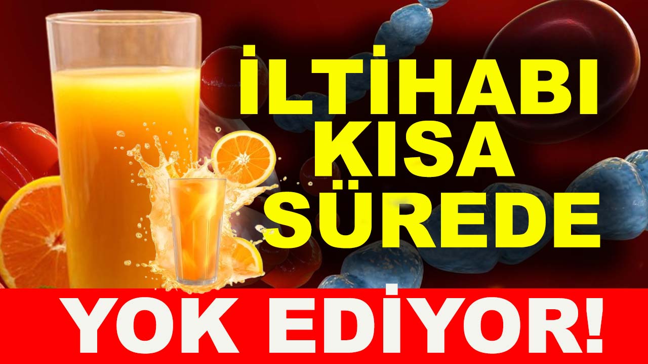 Avrupa bu tarifi konuşuyor: İltihabı kısa sürede yok ediyor!