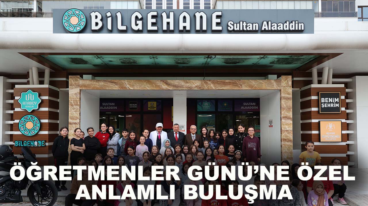 Konya Büyükşehir’den Öğretmenler Günü’ne özel anlamlı buluşma