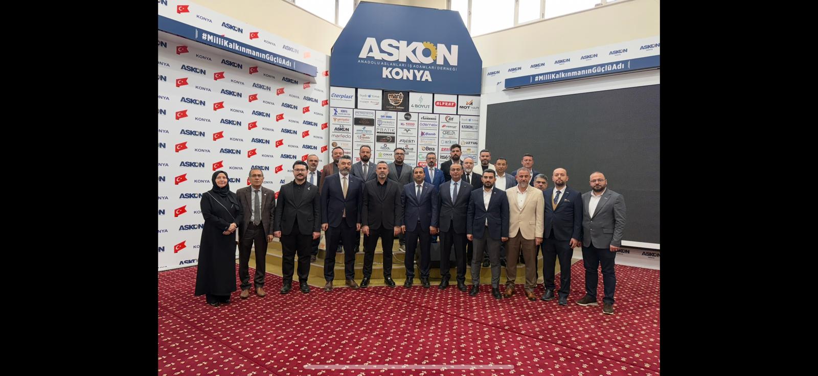 ASKON İç Anadolu Bölge Başkanları, Konya’da toplandı