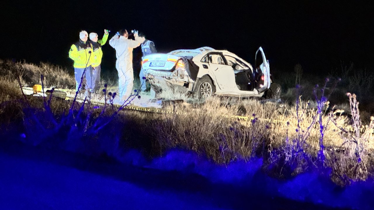 Konya’da kontrolden çıkan otomobil şarampole uçtu! Sürücü hayatını kaybetti