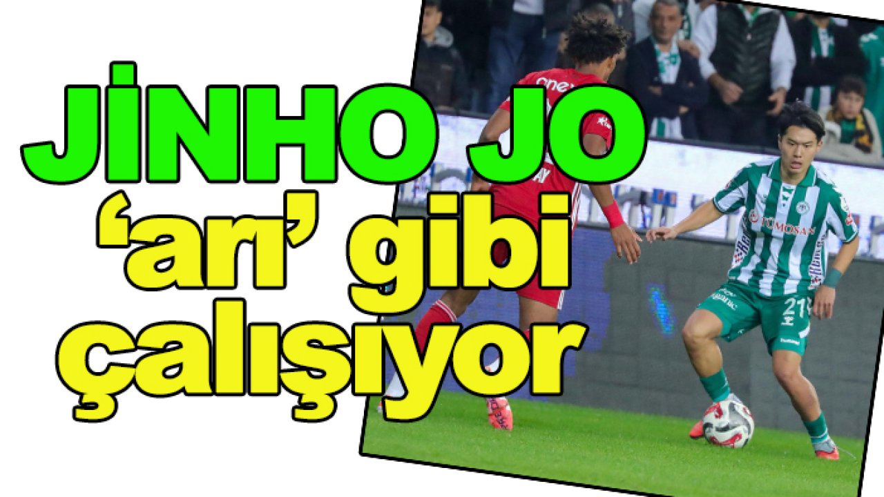 Konyaspor'da Jinho Jo arı gibi çalışıyor