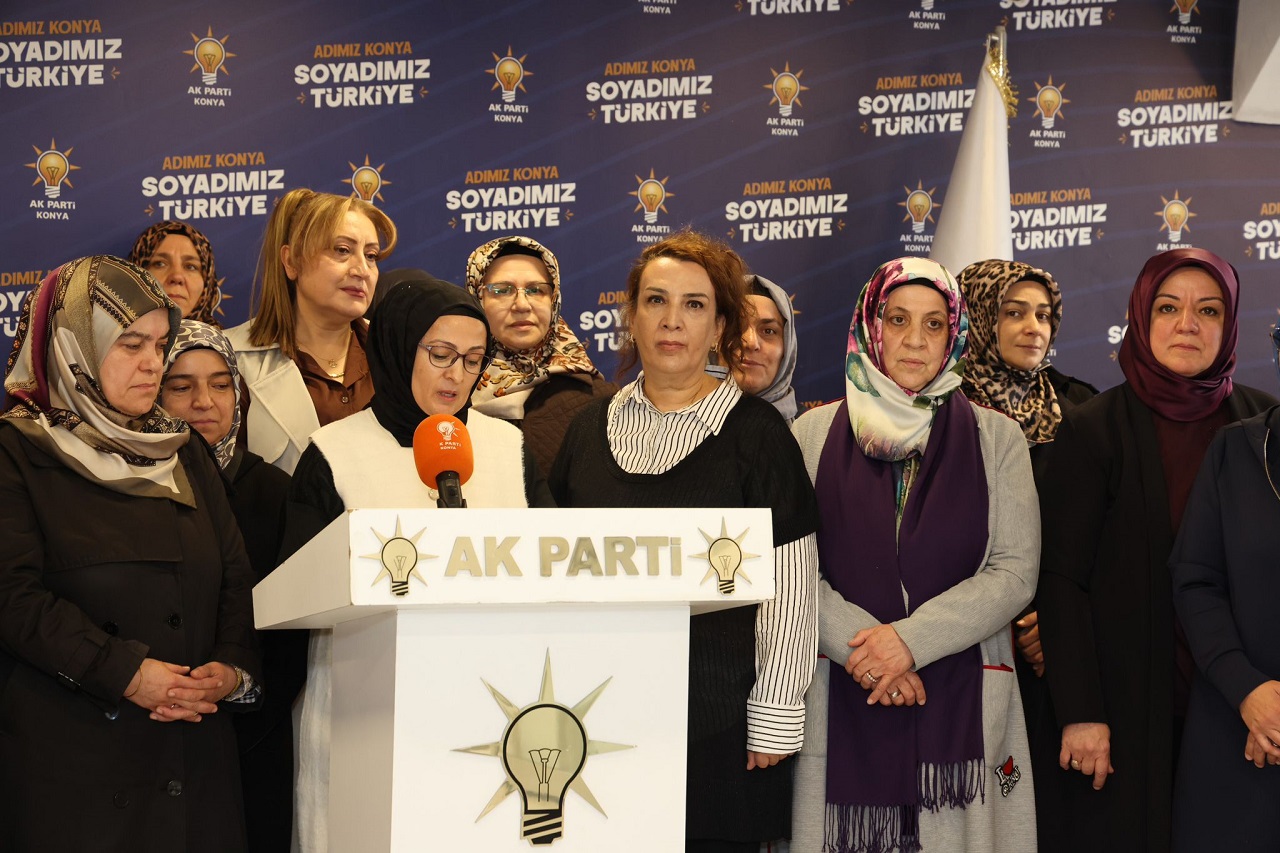 AK Parti Konya Kadın Kolları’ndan ‘Şiddete Sıfır Tolerans’ çağrısı!