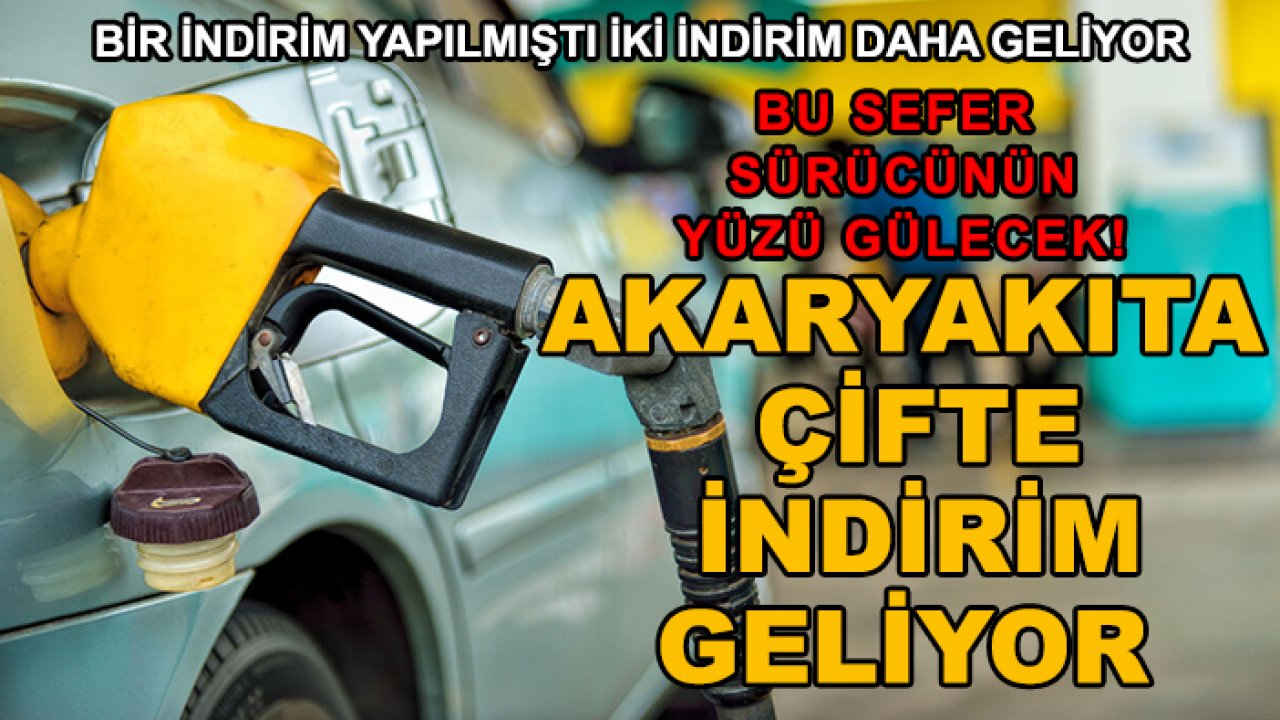 Bu sefer sürücünün yüzü gülecek! Akaryakıta çifte indirim geliyor