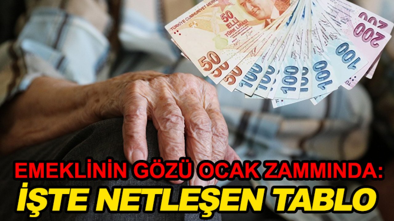 Emeklinin gözü ocak zammında: Zam ne kadar olacak?