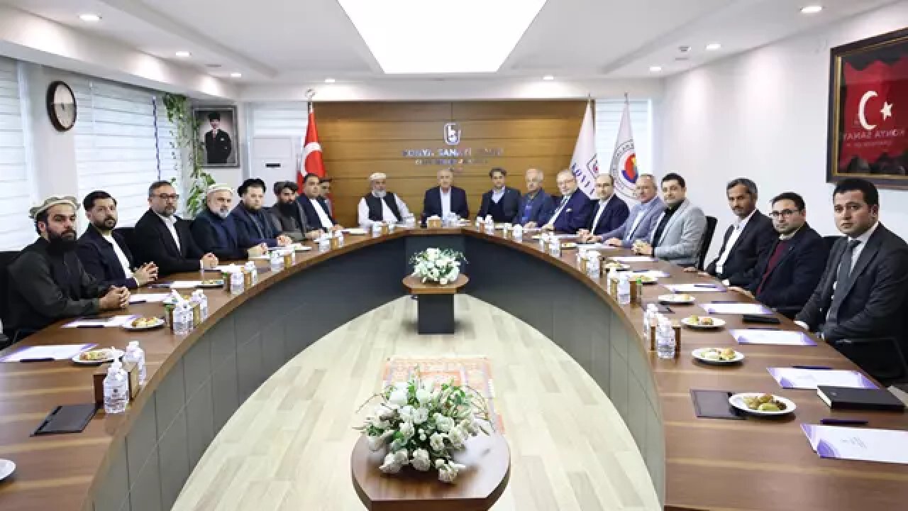 Afganistan’dan Konya’ya ticaret çıkarması! Afganistan Ticaret Bakanı Konya'da sanayicilerle buluştu