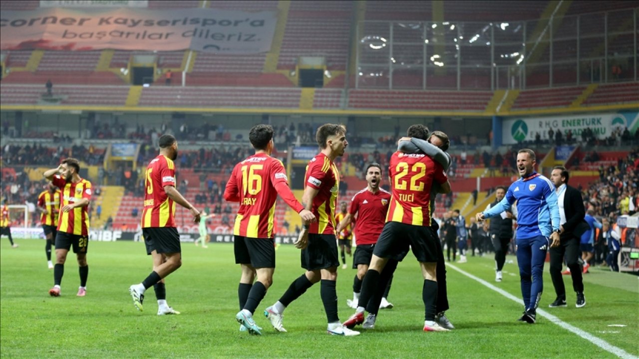 Kayserispor'da aylar sona gelen mutluluk