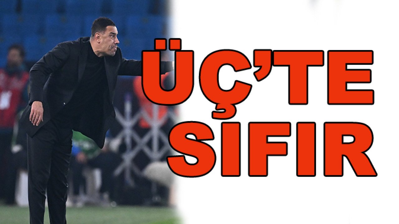 Konyaspor'da Çağdaş Atan, Üç'te sıfır çekti