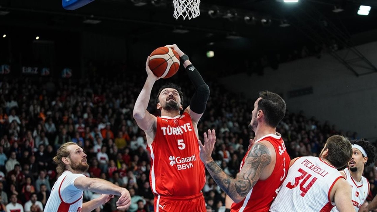 A Milli Basketbol Takımı:85 İsviçre: 60