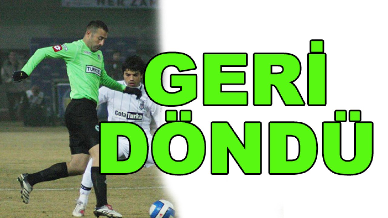 Konyaspor'da Tayfun Türkmen, geri dönüyor