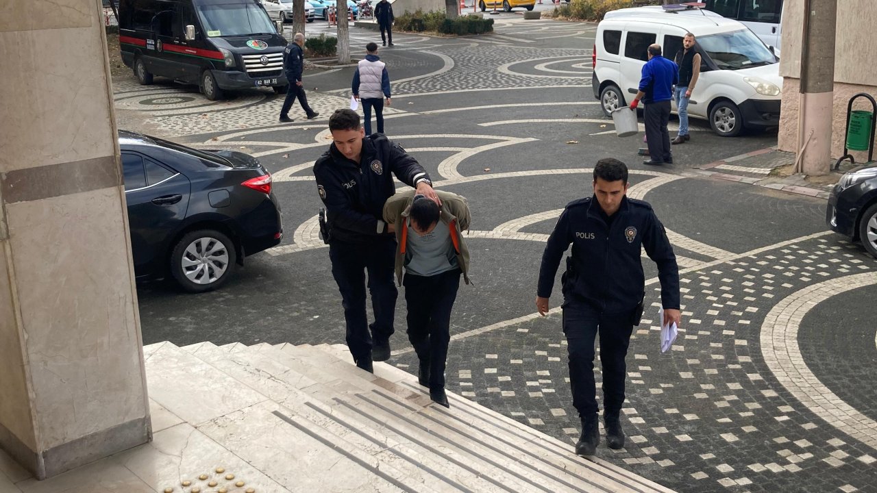 Konya'da motosiklet çalan şüpheli tutuklandı!