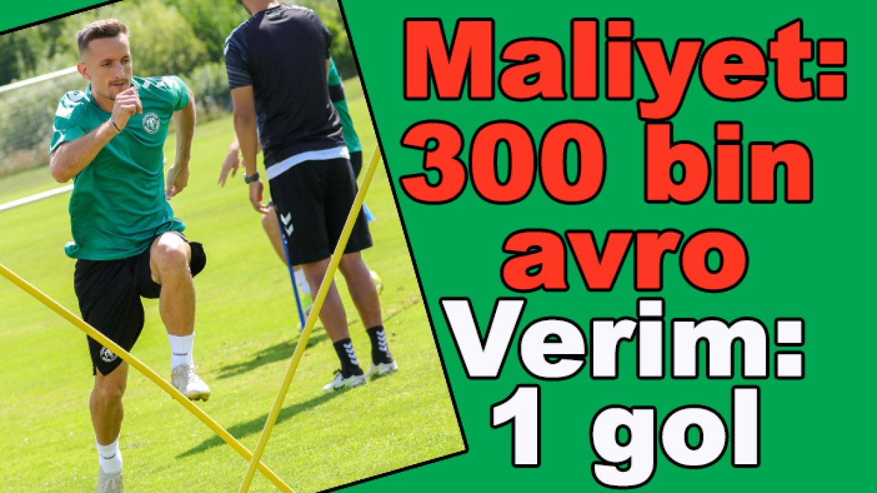 Konyaspor'a Marius'un 1 golü 300 bin avroya mal oldu