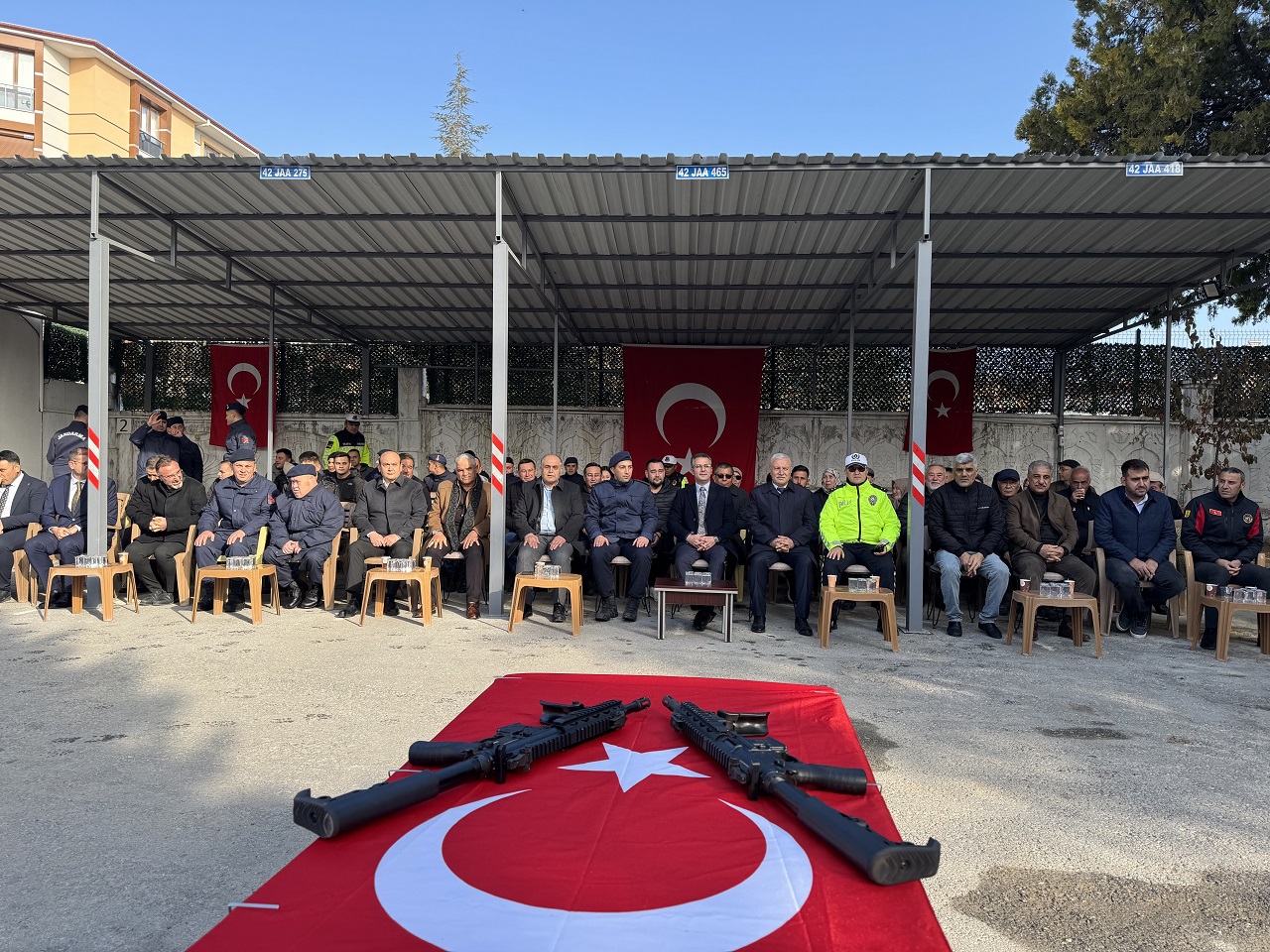 Konya'da özel bireyin bir günlük askerlik heyecanı