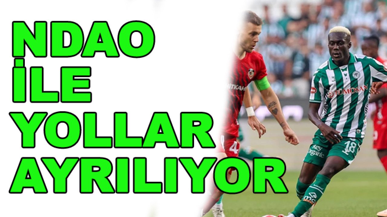 Konyaspor'da Ndao ile yollar ayrılıyor