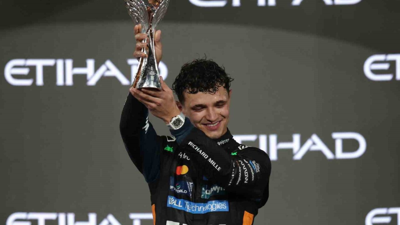 Lando Norris tekerlek farkıyla şampiyon!