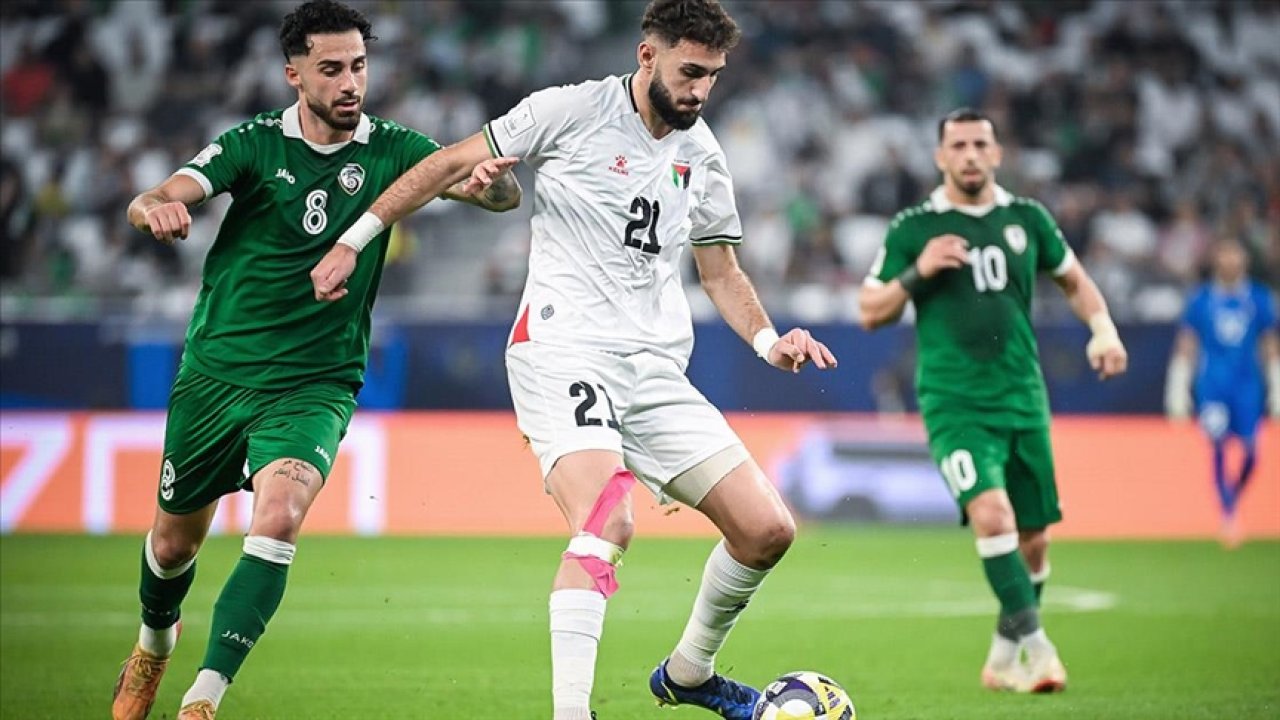 Filistin-Suriye maçında dostluk rüzgarı esti