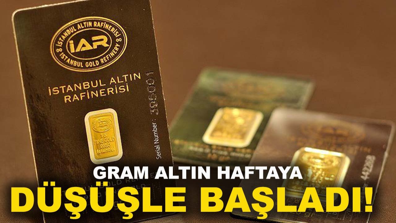 Gram altın haftaya düşüşle başladı! İşte Konya'da güncel altın fiyatları