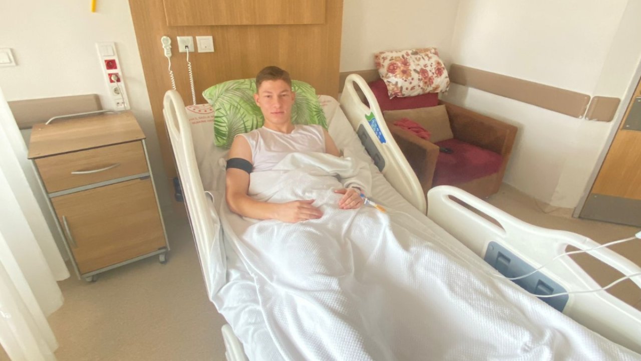 Konyalı futbolcu Bilgehan Er, ameliyat oldu