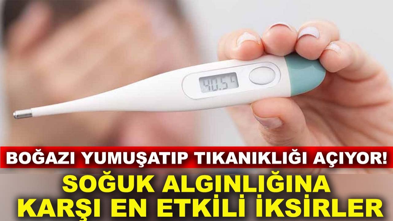 Boğazı yumuşatıp tıkanıklığı açıyor! Soğuk algınlığına karşı en etkili iksirler