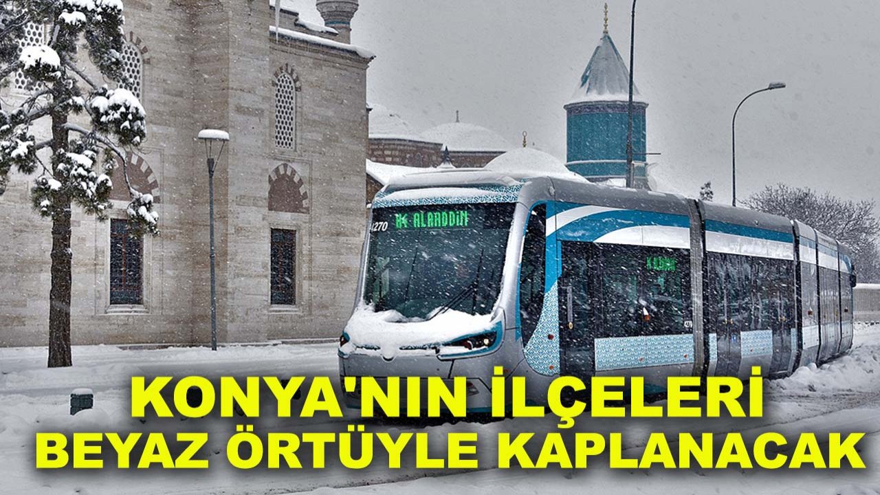 Konya'ya sevindiren haber! Konya'nın ilçeleri beyaz örtüyle kaplanacak