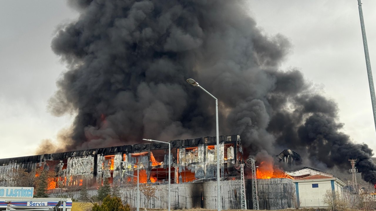 Kırıkkale fabrika yangını!
