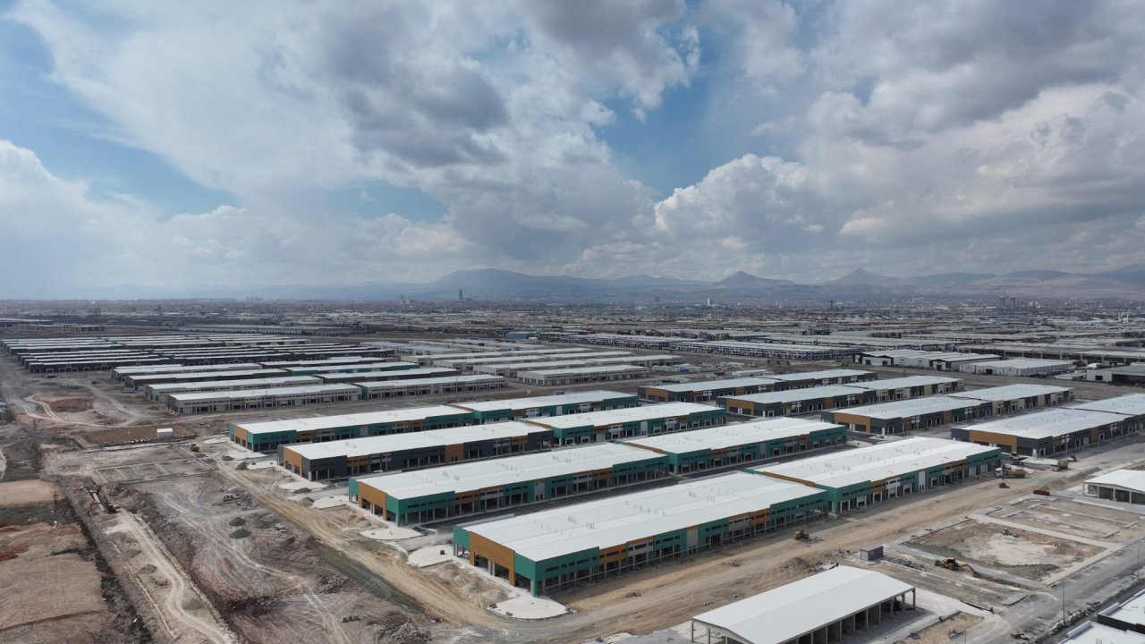 Konya Yeni Motorlu Sanayi Sitesinde kura çekilişi için geri sayım