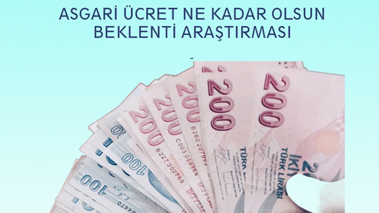 Asgari Ücret ne kadar olmalı? İşte toplumun beklentisi