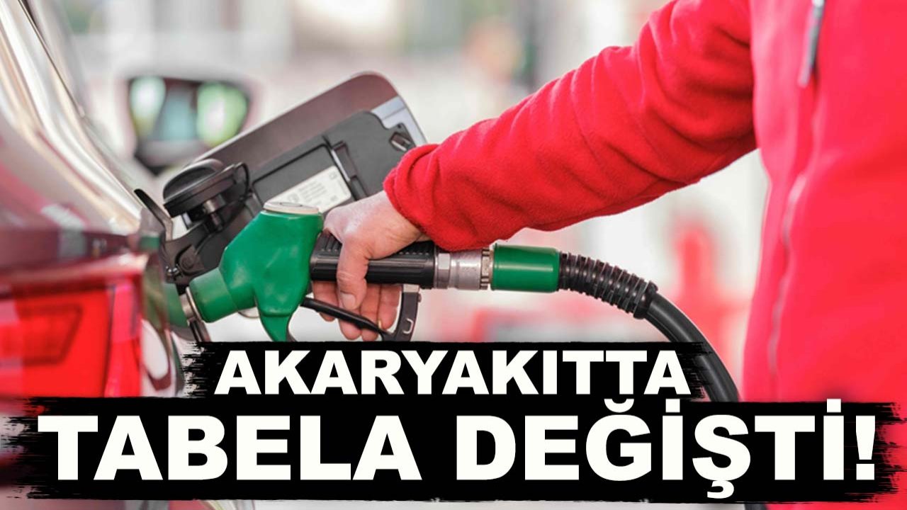 Akaryakıtta tabela değişti! İndirim pompaya yansıdı