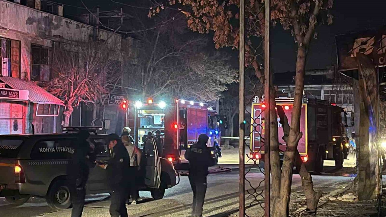Konya’da yangın faciası: Yalnız yaşayan yaşlı adam hayatını kaybetti