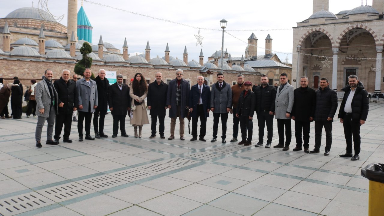 ASRİAD Genel Merkez Başkanı Cemil Yıldız Şeb-i Arus programı için Konya’da