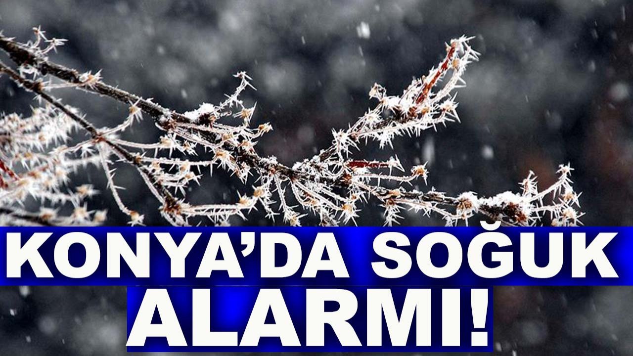 Konya’da soğuk alarmı! AKOM üreticileri uyardı