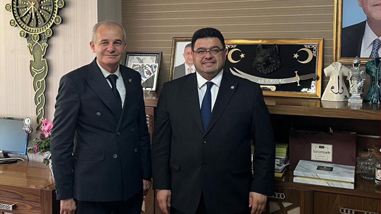 Başkan Yel'den Başkan Erdal'a makamında ziyaret