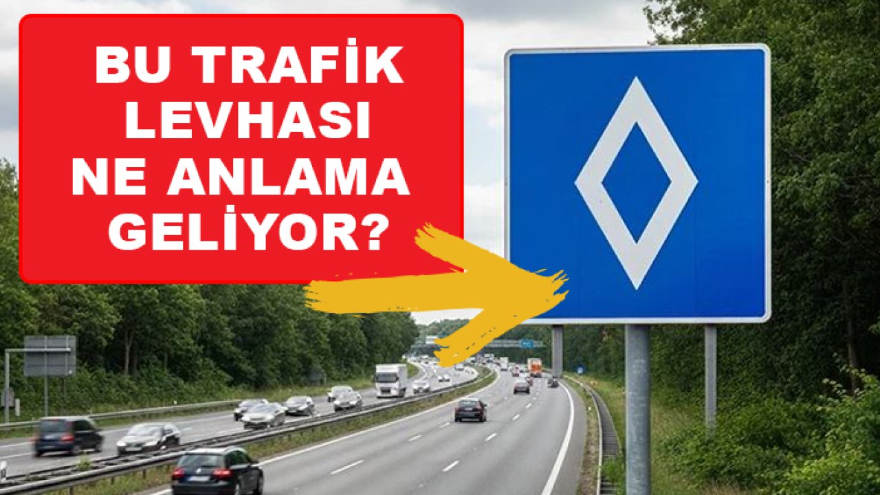 Trafiğin yeni elemanı: Baklava dilimli levha sokaklarda yerini aldı! Peki anlamı ne?
