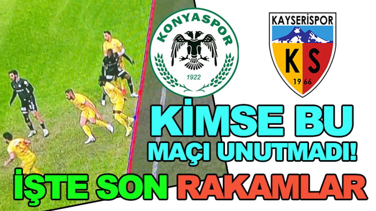 Konyaspor-Kayserispor'u konuk edecek, işte son rakamlar!